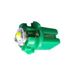 Led bec 1 smd 3030 super bright, soclu T5 B8.3D pentru bord, de culoare verde